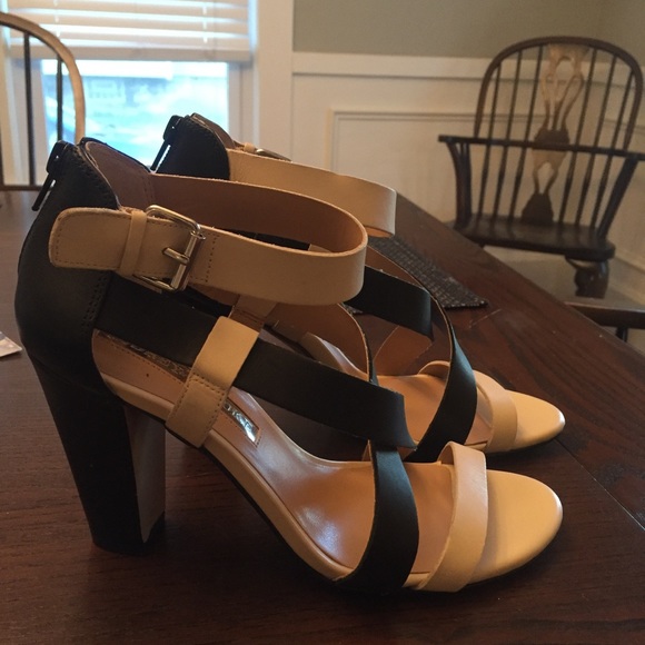 Audrey Brooke Shoes - Audrey Brooke Strappy Block Heels NWOT